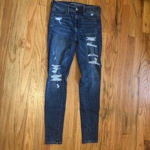 american eagle ripped jeans